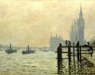 Claude-Oscar Monet - The Thames below Westminster